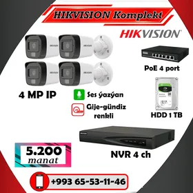  Kamera Ip taze komplekt 