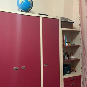 detskiy şkaf krowat komplekt
