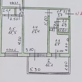 11 mkr 4/3ETAZ 3KOMNAT