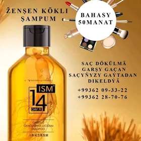 Ženşen kökli şampun saçdökülmä