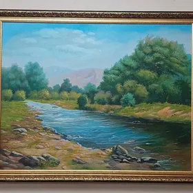 Картина маслом пейзаж