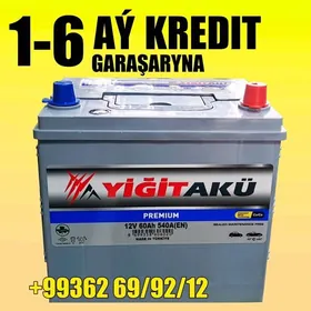 GARAŞARYNA❗ ÝIGIT AKÜ 12V 60AH