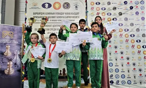 Юные туркменские шахматисты завоевали 6 медалей на чемпионате Центральной Азии