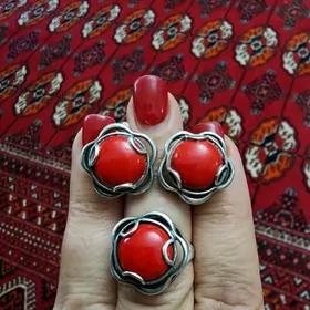 серебро комплект kumus