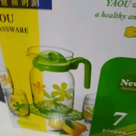 графин  стаканы 6шт