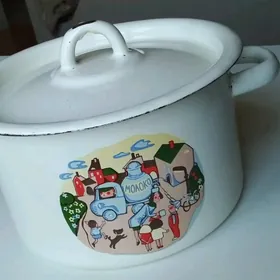 эмалированная кастрюля syrçaly