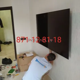 Ustanowka telewizor/ Установка