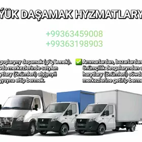 Gazel we Kanter ýük daşamak