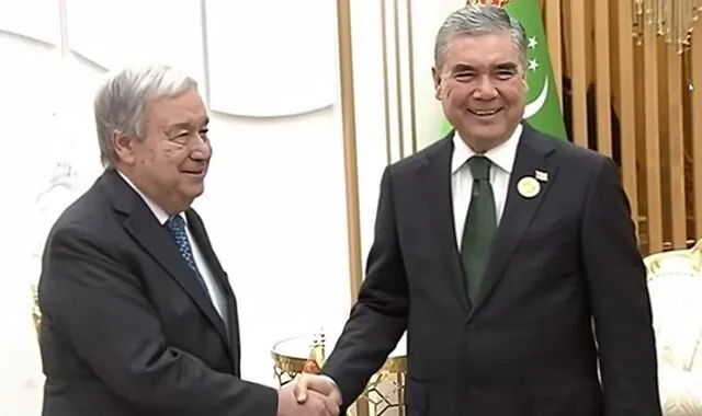 Антониу Гутерриш прибыл в Туркменбаши для участия в конференции ООН