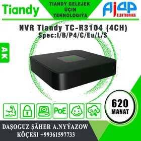 Tiandy NVR 4/8ch (AK)