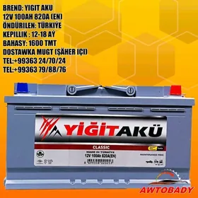 Akumulýator ÝIGIT AKÜ 12V100AH