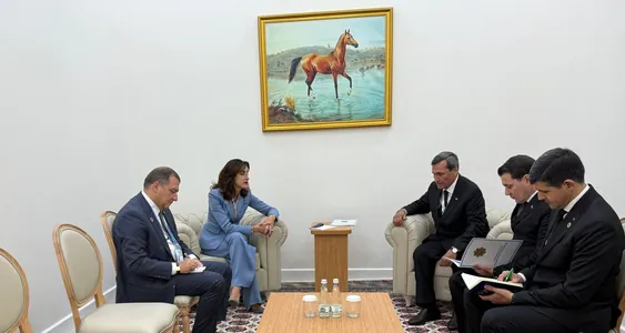 Raşid Meredow Gruziýanyň daşary işler ministri bilen duşuşyk geçirdi