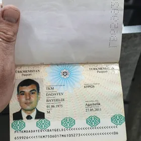 pasport tapyldy