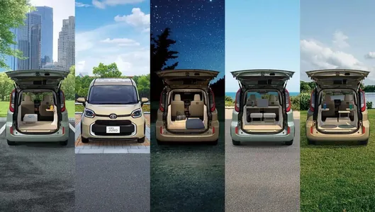Новый минивэн Toyota Sienta может превращаться в спальню, офис или лаунж
