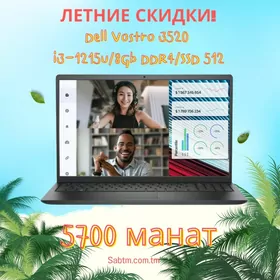 Dell Vostro 3520 I3-1215U /8Gb DDR4/SSD 512gb