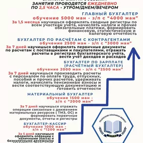 УСКОРЕННЫЕ КУРСЫ БУХГАЛТЕРИИ