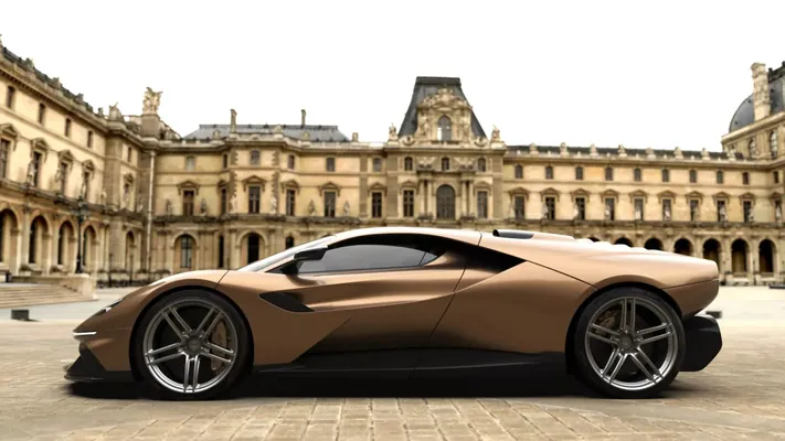 Британская Garagisti показала суперкар GP1 от экс-дизайнера Bugatti: Цена от $3,3 млн