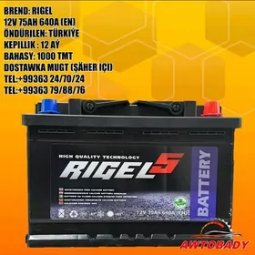 Akumulýator RIGEL 12V 75AH