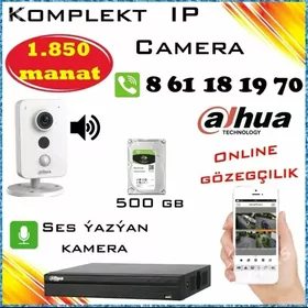 Dahua sesli komplet kamera