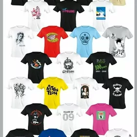 Futbolka logo surat print