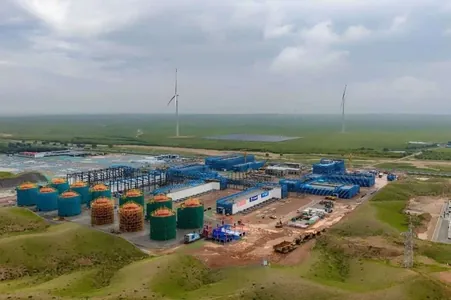 Hytaý dünýäde iň uly ýapyk görnüşli wodorod energiýa ulgamynyň gurluşygyna başlady
