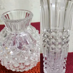 вазы хрусталь 2 штуки