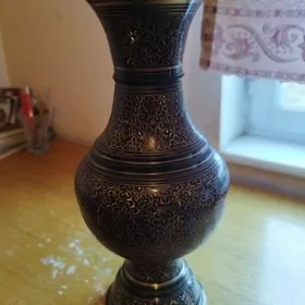 Ваза, производство - Индия, времена СССР.