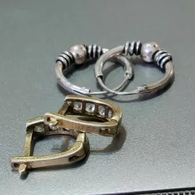сережки детские серебро 925