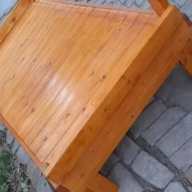 Кровать деревянный