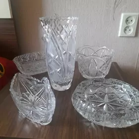 хрустальные вазочки