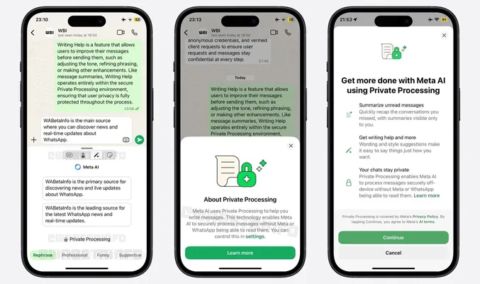 WhatsApp тестирует функцию, которая сама пишет сообщения за человека