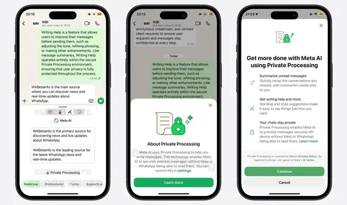 WhatsApp adamyň deregine özi habar ýazýan funksiýany synagdan geçirýär