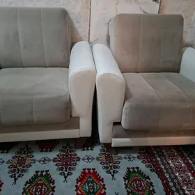 iki sany kreslo komplekt