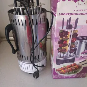 Электрошашлычница новая