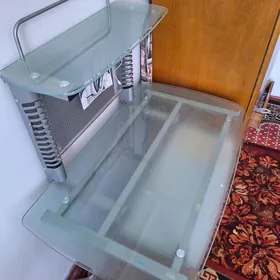 компьютерный стол стеклянный