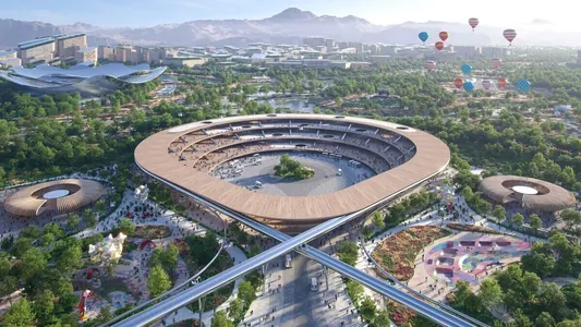 ABŞ-da 2030-njy ýyla çenli guruljak geljegiň şäheriniň - Telosanyň render suratlary görkezildi