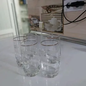 Стаканы багемское стекло