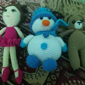 вязаные игрушки