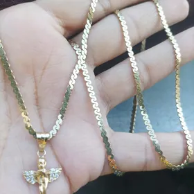Zmeyka 14 karat Midas yazgyly