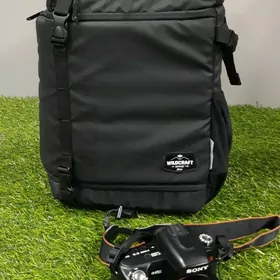 Sony alpha 450 + рюкзак