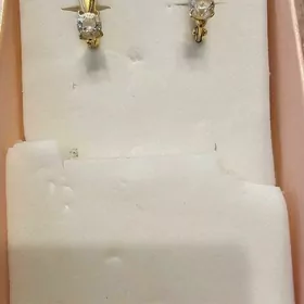 золотые сережки