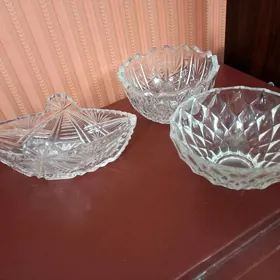 Вазочки хрустальные