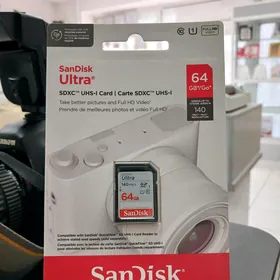SDxc card SanDisk 64gb 140mb/s