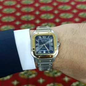 sagat/часы Cartier Santos lux