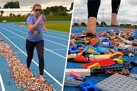 Новозеландка побила рекорд Гиннесса, пробежав по LEGO 100 метров за 24 секунды