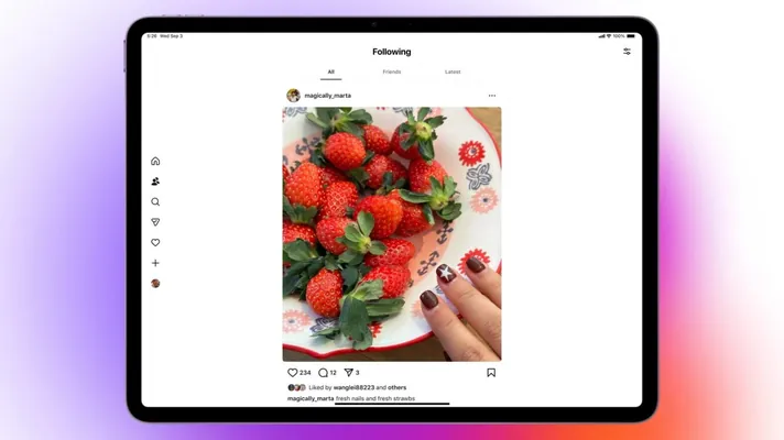 Meta 15 ýyldan soň ilkinji gezek iPad üçin doly derejeli Instagram çykardy