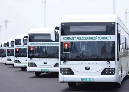 В Ашхабаде начнут курсировать 700 новых технологичных автобусов Yutong