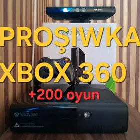 PROŞIWKA XBOX 360 + 200 игр