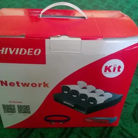КОМПЛЕКТ 4 КАМЕРЫ IP НОВЫЙ
