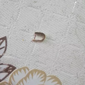 детские золотые серьги